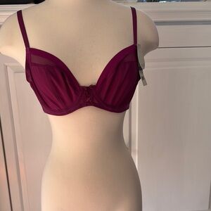 PARFAIT Women's Intimates Magenta Bra Size 30D